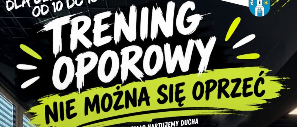 ZMIANA DNIA BEZPŁATNYCH ZAJĘC NA SIŁOWNI DLA DZIECI I MŁODZIEŻY